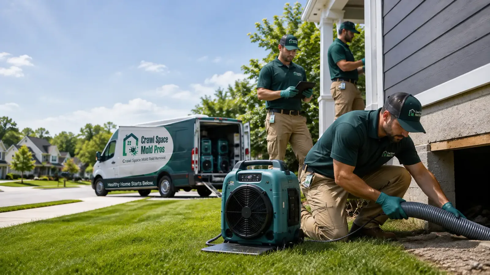 Crawl Space Mold Removal in Alpena, MI